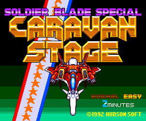 Soldier Blade Special - Caravan Stage (Japan) Screenshot